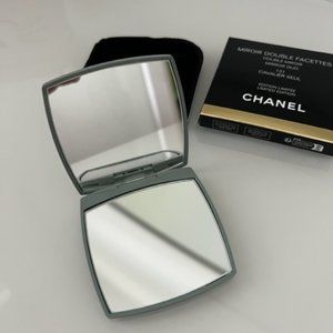 CHANEL MIRROR DOUBLE FACETTES CAVALIER SEUL (GREEN) NIB